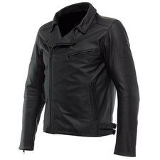 DAINESE GIACCA DA MOTO PELLE BOVINA CHIODO NERO/BLACK