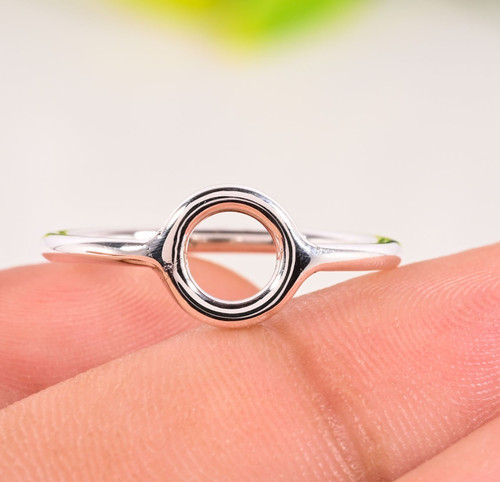 Anello cerchio aperto - cerchio,