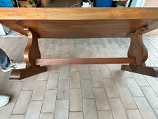 Tavolo basso artigianale in legno massello africano, origine Congo