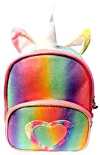 Zaino Unicorno arcobaleno con