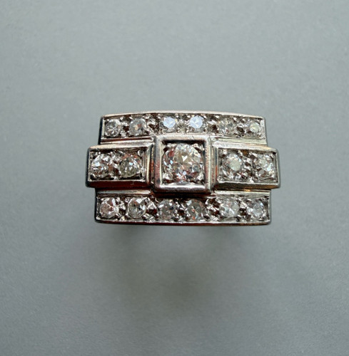 Anello francese vintage - francese, decò