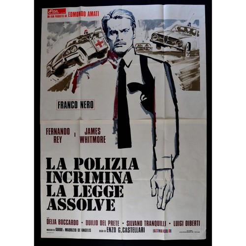 Manifesto polizia incrimina - polizia,