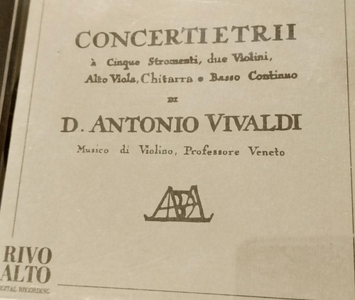 Vivaldi concerti trii a 5 - trii,