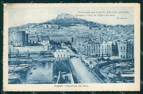 Napoli città veduta dal molo - napoli,