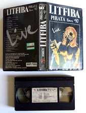 Vhs Litfiba Pirata Tour'90 Film Musica Live Ghigo Piero Pelu' Videocassetta(V11)