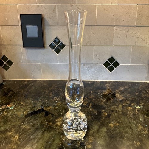 Vintage art glass bud - vintage, vase