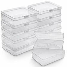 Belle Vous Scatole Plastica con Coperchio (12Pz)-(11,3x8,3x2,8cm) Box Plastica T