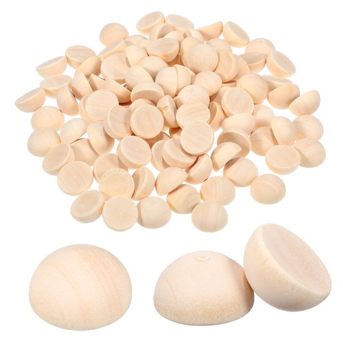 100 pcs perline legno - pcs,