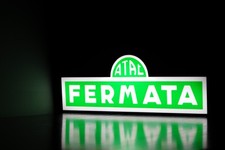 Lampada Insegna Luminosa USB C LED Targa Lightbox indicazione Fermata ATAC Roma