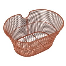 cestino anteriore ovale 30x18x39cm in acciaio senza ganci marrone 307800445 MV-T