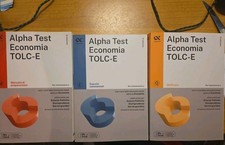 Alpha Test Economia TOLC-E - Kit 3 Tomi (Manuale, Esercizi, Quiz)