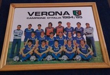 Rarissimo Quadro Specchio Hellas Verona Calcio Scudetto '84-'85 Vintage 