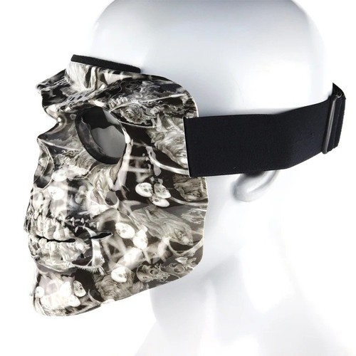 Maschera moto teschio - maschera, occhiali