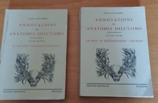 Anno1972, "ANNOTAZIONI DI ANATOMIA DELL'UOMO", 2 Voll., di Cattaneo