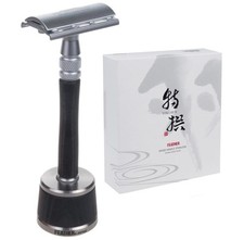 RASOIO GIAPPONESE Feather WS-D2S acciaio inossidabile e legno ALTA QUALITA'