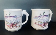 Set 2 tazze vintage anni 70-80