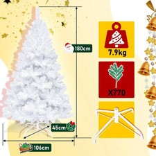 ALBERO DI NATALE 180CM. BIANCO
