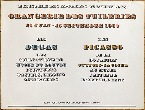 Degas picasso poster mostra - poster,