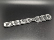 VOLKSWAGEN VW GOLF GTD LOGO SIGLA EMBLEMA FREGIO STEMMA SCRITTA BADGE TARGA NOME