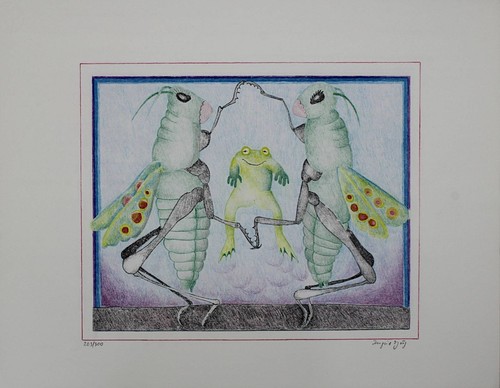 Ingrid jörg lithografie - ingrid,