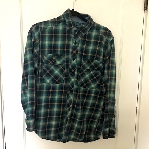 Camicia vintage woolrich verde - camicia,