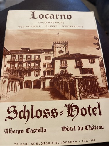 Brochure vintage 1939 locarno - brochure,