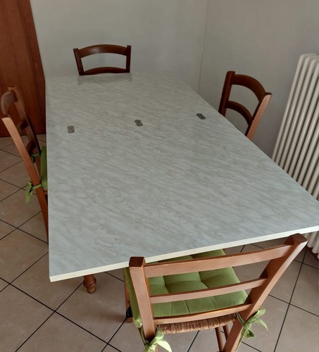 Tavolo allungabile con - allungabile,