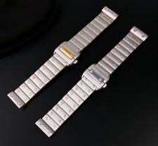 Cinturino orologio acciaio 23mm per Cartier Santos 100 XL acciaio inox cinturino farfalla