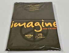 JOHN LENNON - IMAGINE- T-SHIRT THERE'S NO HUNGER HARD ROCK CAFE' ROMA-XXL