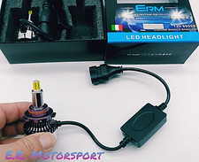 SPECIALE FARI LENTICOLARI LAMPADE LED HIR2 9012 25 KLM Modello 360° ULTRAWHITE