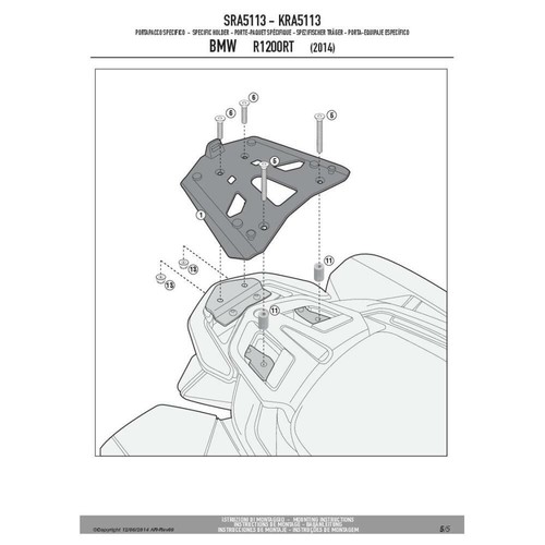 Portapacchi bmw 1200 rt - portapacchi,