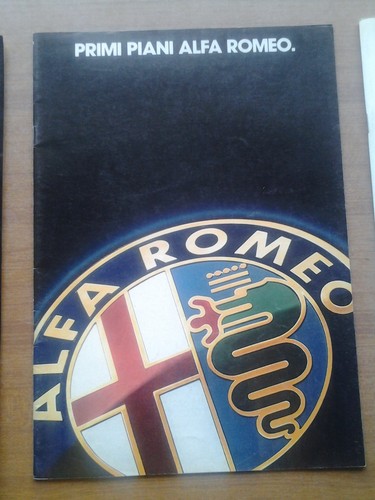 Depliant alfa romeo anni - alfa,