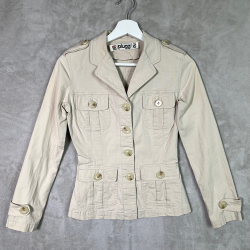 Giacca vintage y2k plugg tan - giacca,