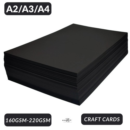 Carta spessa a4 nera - spessa, a2