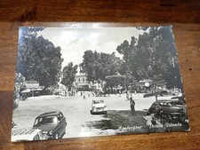 Cartolina mondragone caserta Piazza Rotonda Animatissima Anni 50 Auto D Epoca