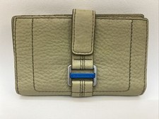 Portafoglio Piquadro Nuovo Pelle Marrone Bi-Fold Taglia Unica Porta Carte e Monete Donna
