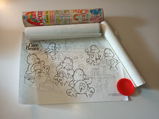 CARE BEARS POSTER ART tubo con 4 poster mint eccellenti 1986 + omaggio. Rari!