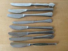 8x Old Table Knives 8x
