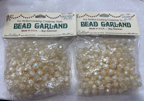 Ghirlanda perle trasparenti - perle,