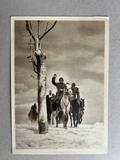 m) Cartolina militare cavalleria Russia Film De Robertis carica eroica