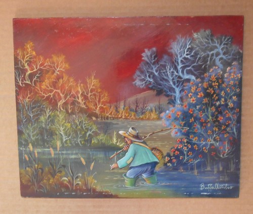 Quadro dipinto olio firmato - ad,