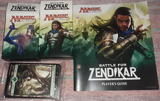 LOTTO CARTE GIOCO MAGIC THE GATHERING BATTLE FOR ZENDIKAR GUIDA,BOX,MAZZO SEALED