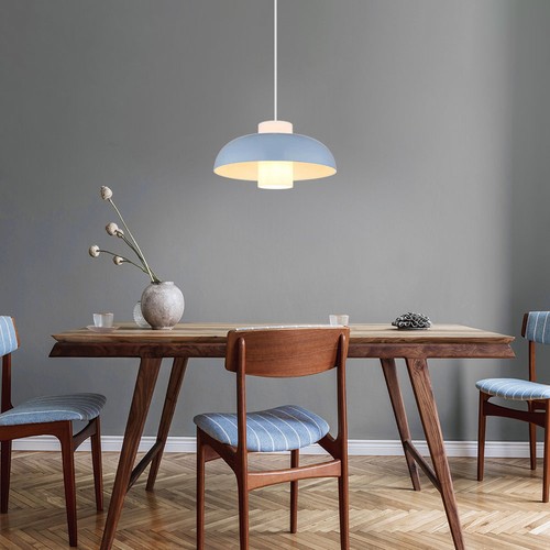 Lampada pranzo sospesa blu - da,