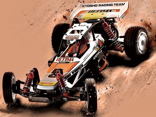 Kyosho ultima 2wd rc - 1/10,