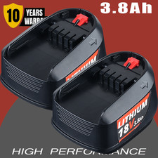 2x per batteria Bosch PBA 3,8 Ah XL Power For All Alliance 54Wh NUOVO IMBALLO ORIGINALE Green Werkz