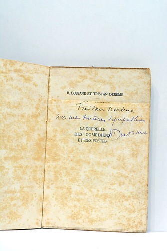 Livre ancien dussane - livre,