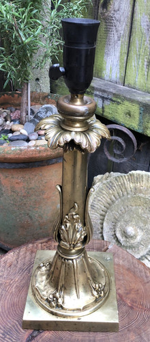 Base lampada antica - , colonna