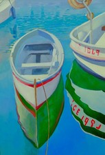 dipinto olio su tela paesaggio