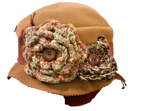 Cappello cloche feltro vintage