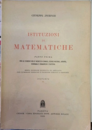 Istituzioni matematiche - istituzioni,